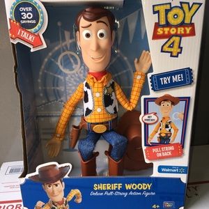 Toy story 4 Sheriff Woody talking action